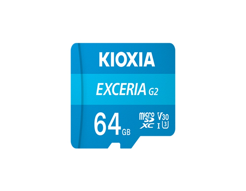 KIOXIA EXCERIA 64GB microSDXC Kart UHS-I R100MB/s okuma