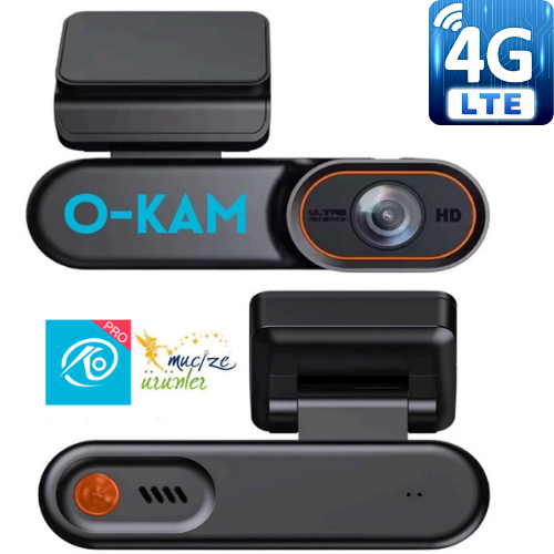 O-KAM Pro 2026 4G Google Maps GPRS Araç Kamerası 