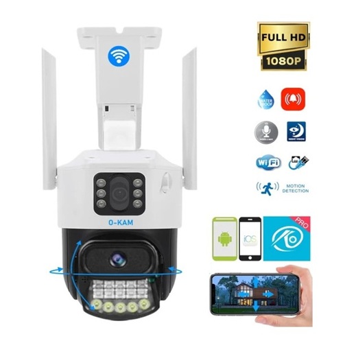 O-KAM 6015 6MP Wi-fi 2 Lens Alert PTZ